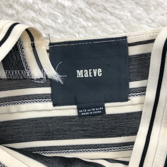 Anthropologie Crosswise Flare Dress Size 12 - Picture 5 of 8